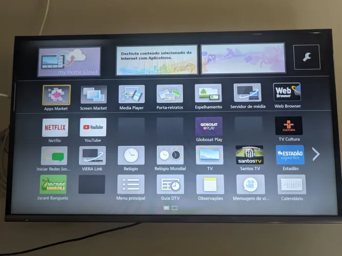 TV Panasonic VIERA de 39 polegadas, Climatizador Ventisol CLI45 PRO2 de 45 litros