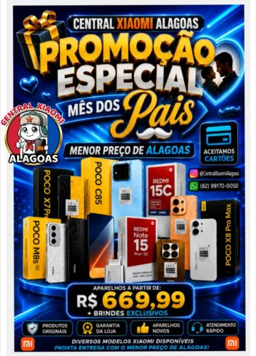 XIAOMI REDMI NOTE 15 5G, POCO M8S 5G, POCO X8 PRO MAX 5G E DIVERSOS MODELOS