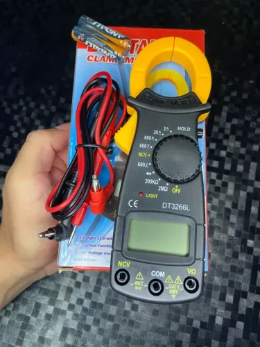 ALICATE AMPERÍMETRO MULTÍMETRO DIGITAL DT3266L / DIGITAL CLAMP METER - UNITY