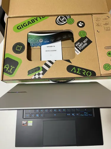 Notebook AERO RTX 5070, 32 gb ram, processador AMD Ryzen AI 9 HX, tela16 165hz SSd1TB