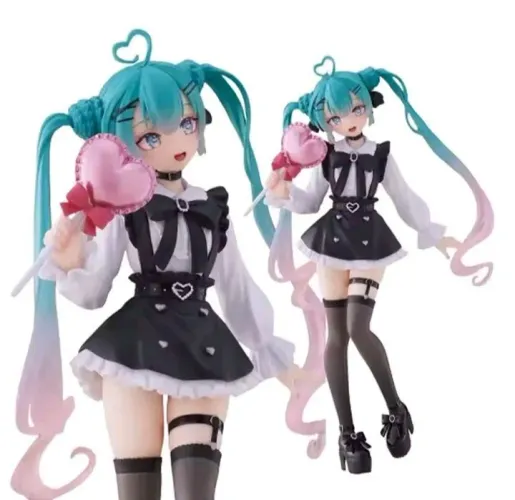 Boneca estatueta decoração Anime Hatsune Miku Vocaloid coração ?