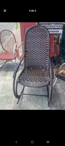 Cadeira de balanço fibras