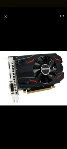 Placa vídeo AMD RX550 4GB gddr5 128bits Top. 