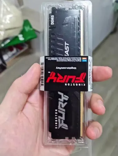 Memória RAM Kingston Fury Beast DDR5 16GB (1x16GB) 6000MHz CL36