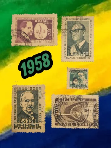 SELOS BRASILEIROS DE 1958