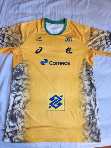 Camisa Oficial Asics da Seleção Brasileira de Handebol