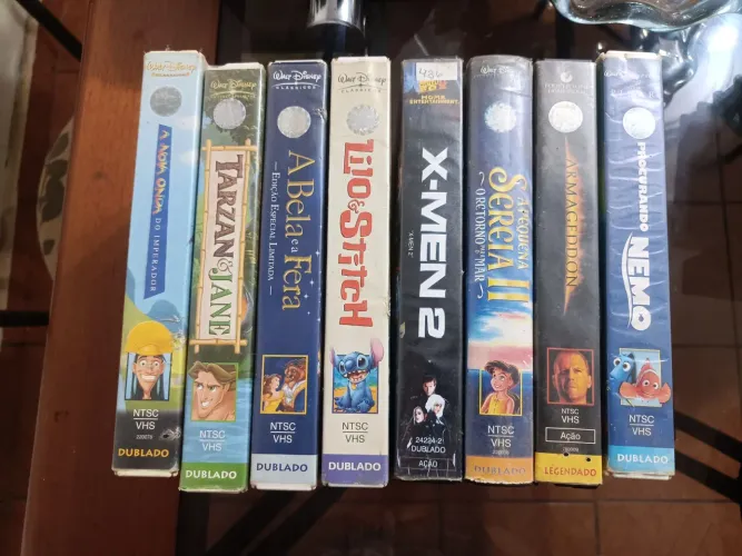 Fitas vhs filmes variados original blockbuster