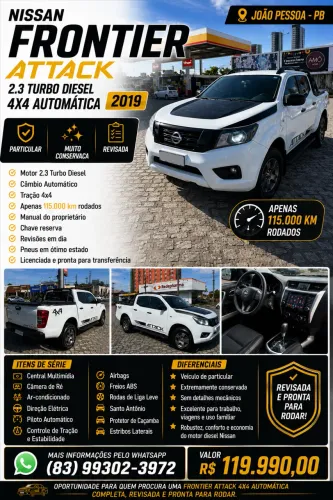 Nissan Frontier Attac.cd 4X4 2.3 Bi-TB Die. AUT 2019