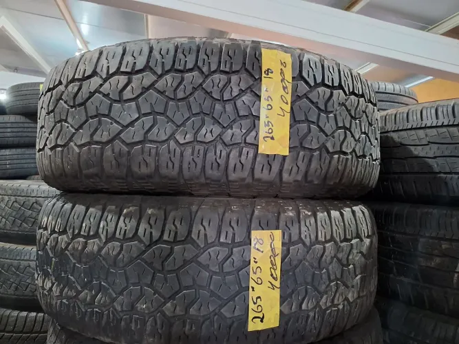 Pneus 265/65/18 Goodyear seminovos 