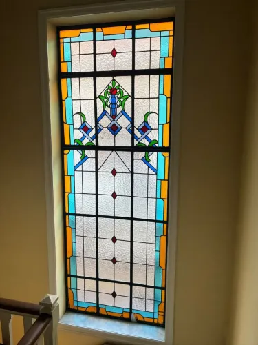 Vitral completo antigo