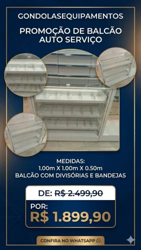 Balcão auto serviço 