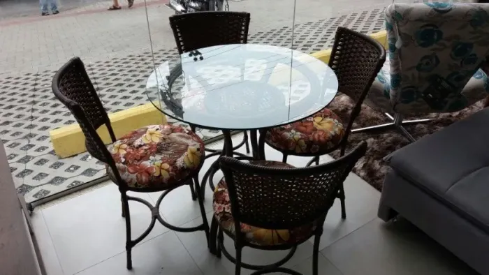 Conjunto Mesa Fibra sintética