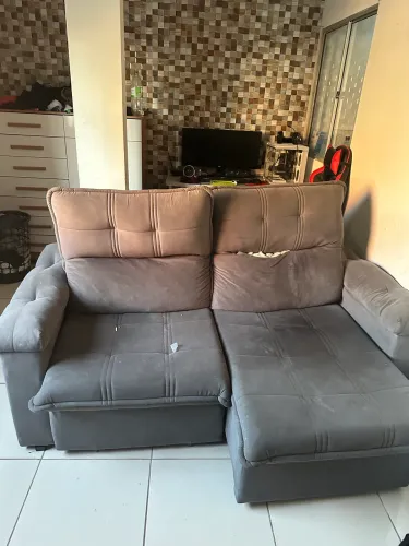 Sofá reclinável