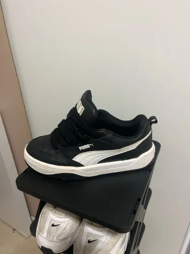 Tênis puma park preto com branco
