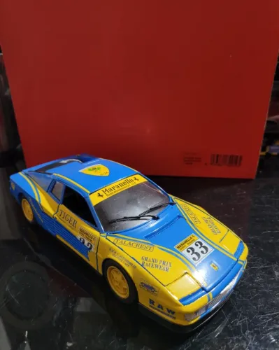 Miniatura 1:18 Ferrari testarossa Parabolica extremamente raro burago 1984 #33