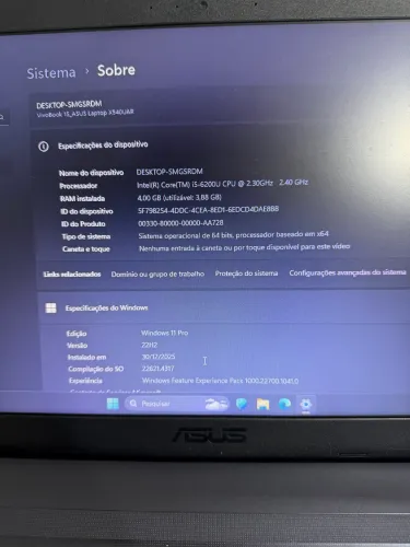 Notebook ASUS