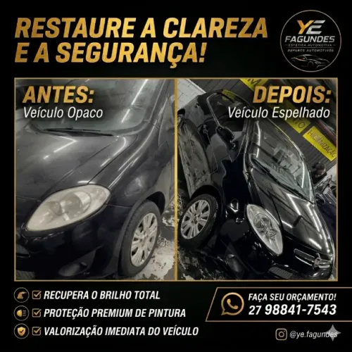 Polimento do seu Veículo, Recupere sua Pintura e Brilho