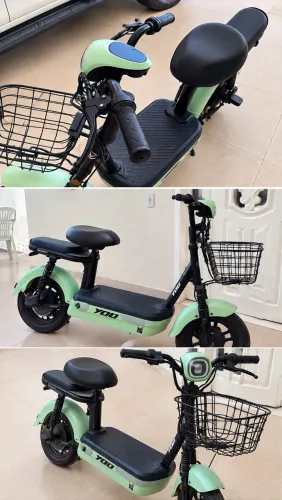 Scooter Elétrica YOO Y200 Verde - 2 Lugares