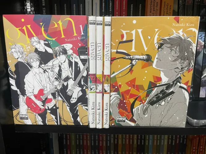 Mangá Given vol.1 ao 5 ( Newpop )