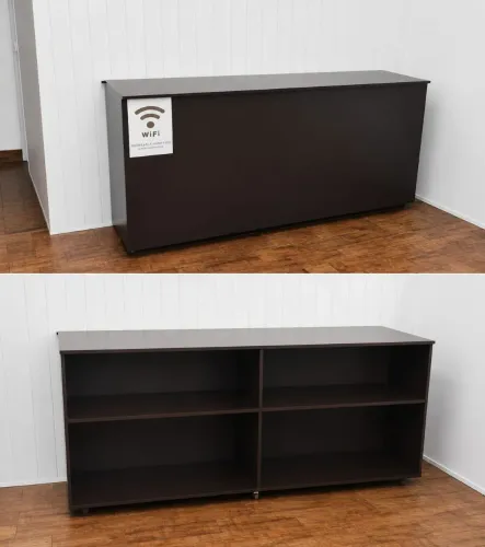 BALCÃO DE RECEPÇÃO  EM MDF - 2,00m