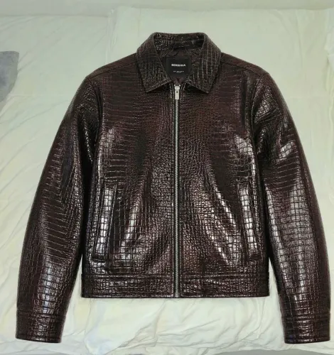 Jaqueta Bershka Original Couro Masculino (Nunca Usada)