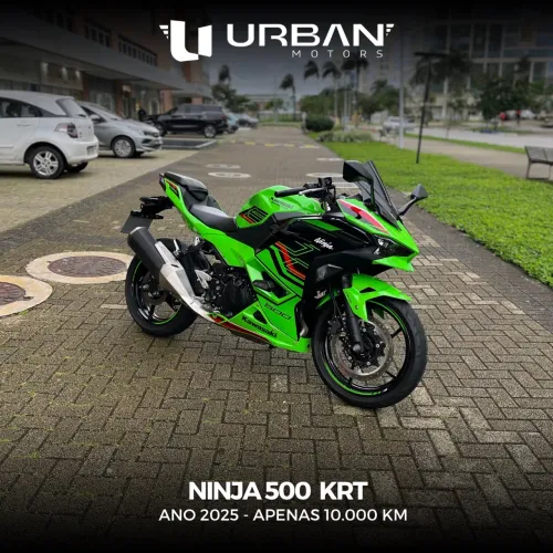 Kawasaki Ninja 500 SE KRT - Baixo km - Impecável