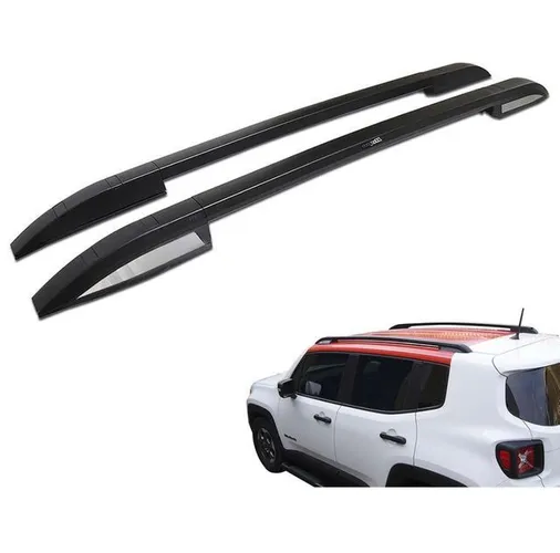 Longarina Rack Teto Jeep Renegade 2016 2017 2018 2019 2020 Preto