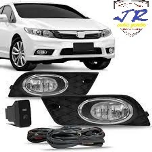 Kit Farol Milha Honda Civic 2012 2013 2014 Auxiliar Neblina