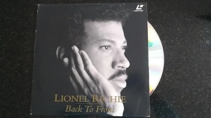 laser disc lionel richie back to front