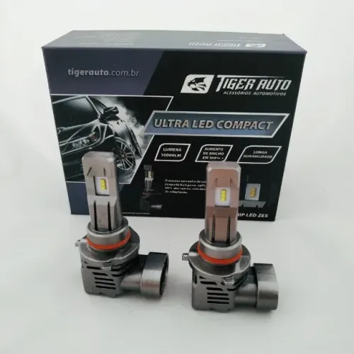 Lâmpada Farol Ultra Led Compact Chip Zes 6000k H1 H7