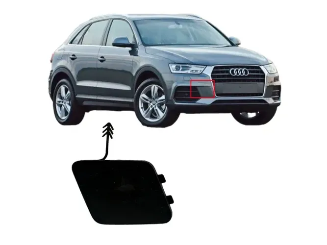 Tampa Reboque Parachoque Dianteiro Audi Q3 2016 2017 2018 2019