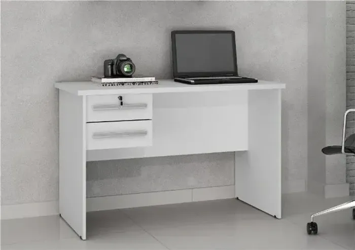 Mesa Secretária/Estudo Computador 2 Gavetas. São Produtos Novos Direto da Fábrica.