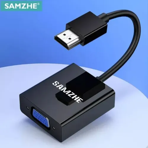 HDMI para VGA - Originais - Transforma o Hdmi do PC / Note em Vga