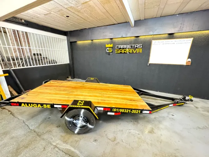 Aluguel de carretinha/reboque prancha e para moto R$ 130,00