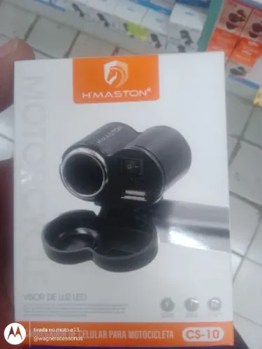 Carregador de Celular para Moto H'MASTON CS-10
