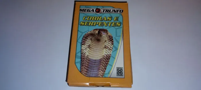 Mega Trunfo cobras e serpentes