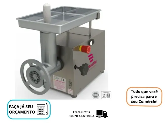 Moedor de Carne Braesi Boca 10 Inox