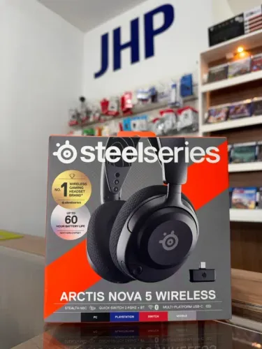 Headset Gamer Steelseries Arctis Nova 5 Wireless - Novo Lacrado - Em até 12x Sem Juros