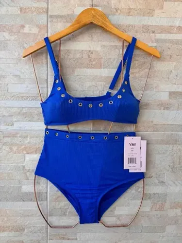biquíni importado na cor azul royal, tamanho M.