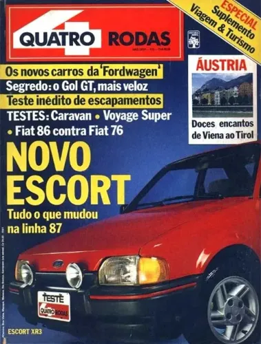 Ford Escort XR3 1987 - Revista Quatro Rodas