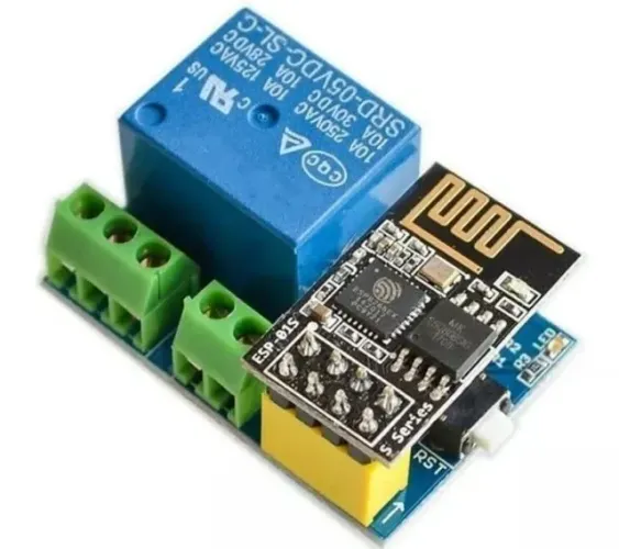 Esp8266 Esp-01s Módulo Wifi Rele 5v Com   Arduino Automação Robotica COD-AM287   