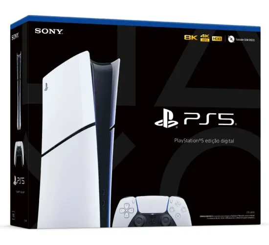 PS5 Slim + GARANTIA- Digital Edition- NOVO - TEMOS LOJA FÍSICA!