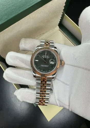 Rolex Datejust Automático banhado a Ouro Rose