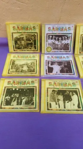 CDs Os Grandes Sambas da História - Coleção 11CDs, envio qq local.