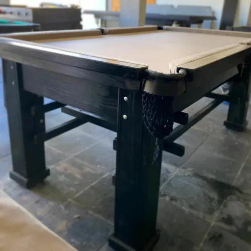 Mesa de sinuca com tampo de jantar 