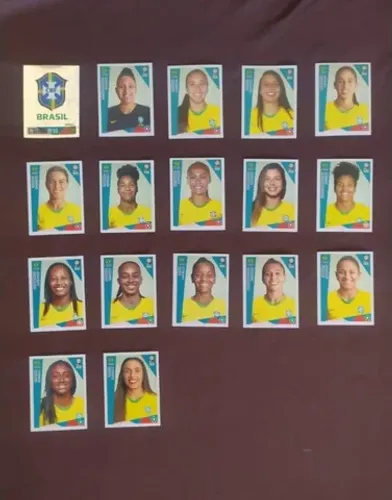 Figurinhas do Brasil Copa Feminina 2023