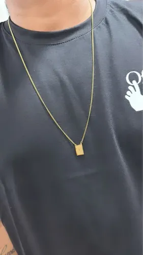 Escapulário banhado a ouro 18k