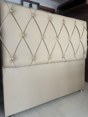 Cabeceira cama de casal box Ortobom