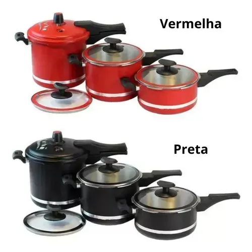 KIT PANELA PRESSÃO QATAR DA MARCA CORBÃ