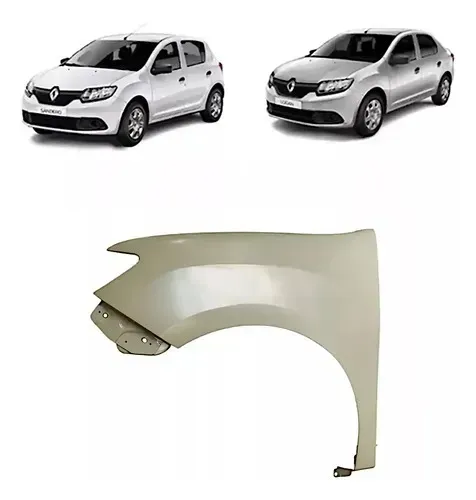 Paralama Renault Logan Sandero 2015 2016 2017 2018 2019 2020 2021 2022 2023 2024 